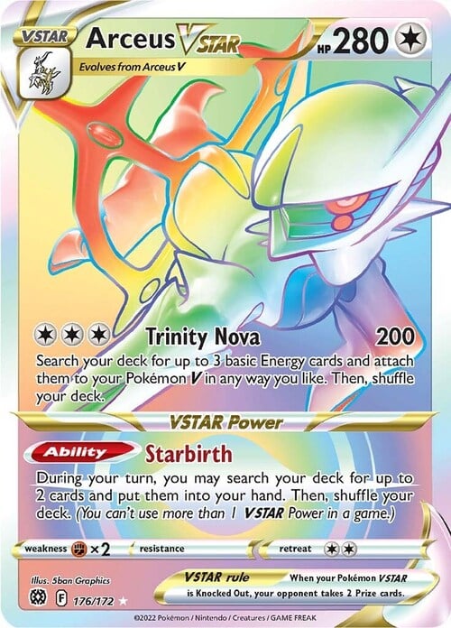 Arceus VSTAR Card Front