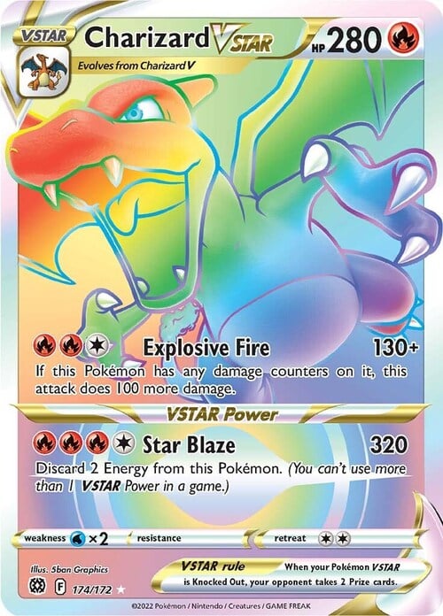Charizard VSTAR Card Front
