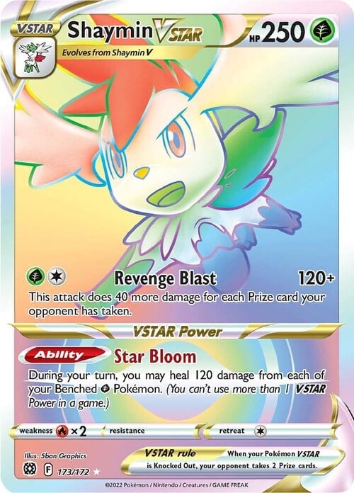 Shaymin VSTAR Card Front