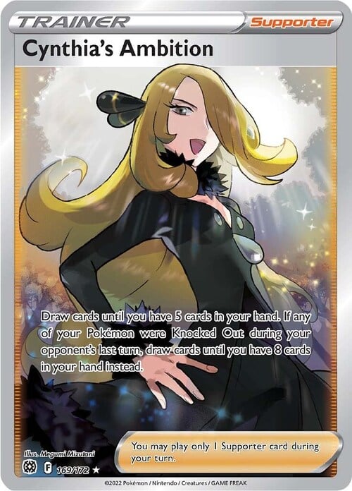 Cynthia's Ambition Card Front