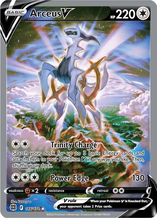 Arceus V Card Front