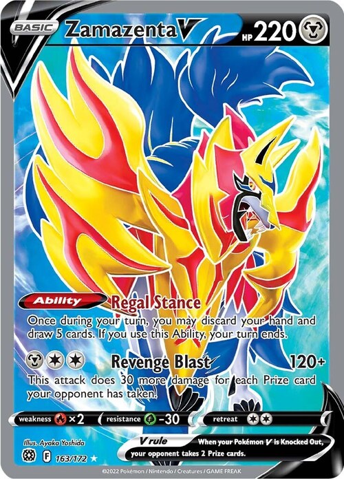 Zamazenta V Card Front