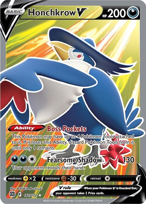 Honchkrow V Card Front