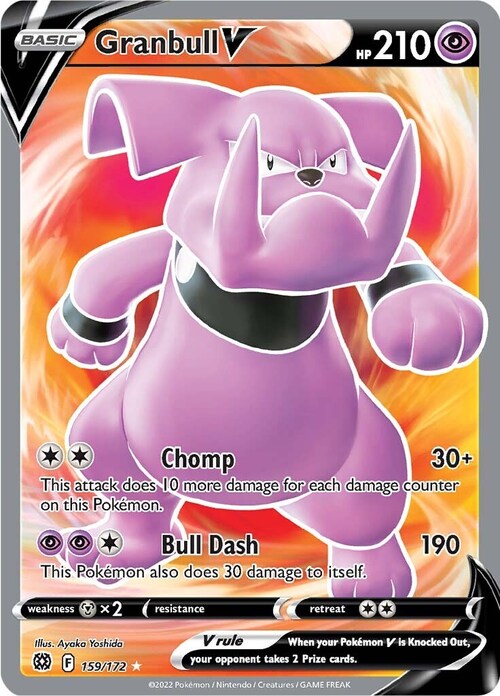 Granbull V Card Front
