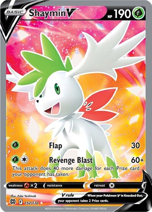 Shaymin V Card Front
