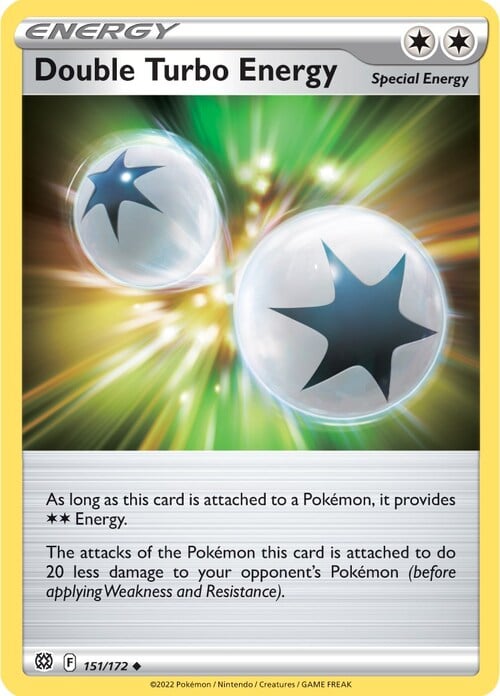 Double Turbo Energy Card Front