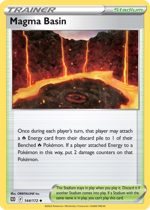 Bacino di Magma Card Front