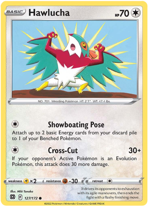 Hawlucha [Showboating Pose | Cross-Cut] Card Front