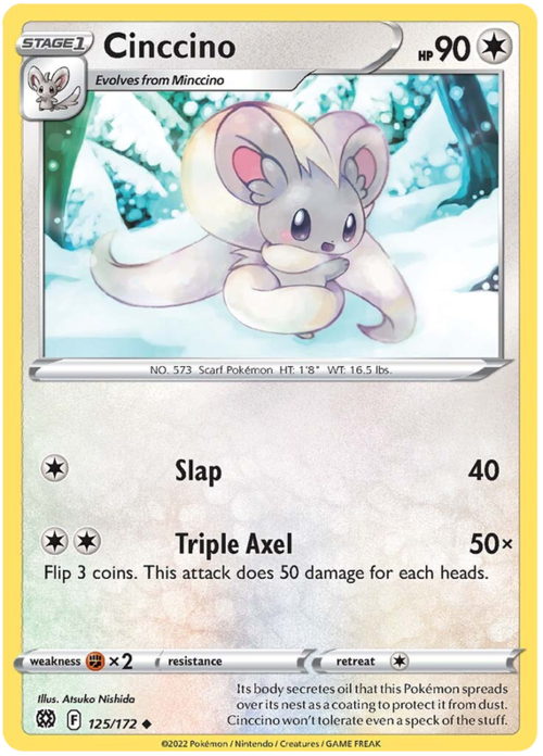 Cinccino [Slap | Triple Axel] Card Front