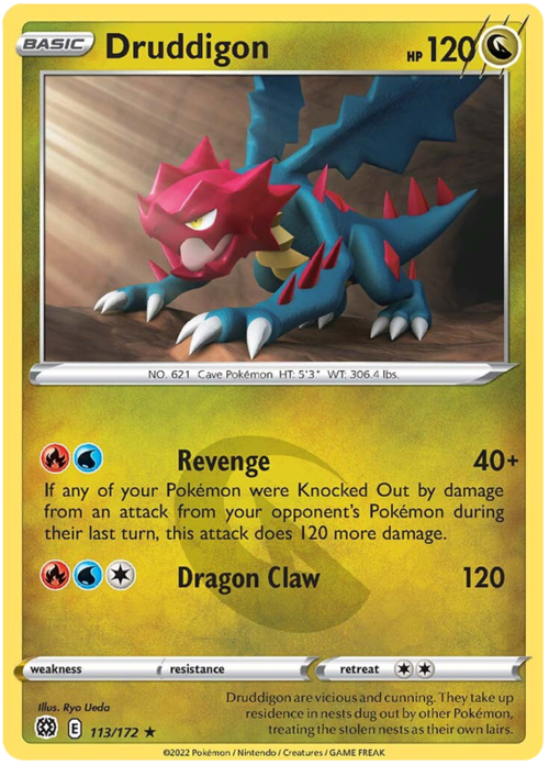 Druddigon [Revenge | Dragon Claw] Card Front