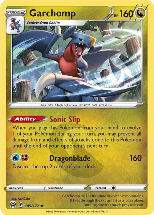 Garchomp Card Front