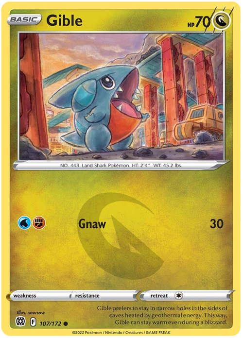 Gible [Gnaw] Card Front