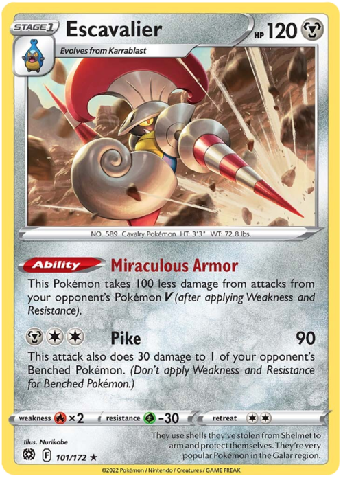 Escavalier [Miraculous Armor | Pike] Card Front