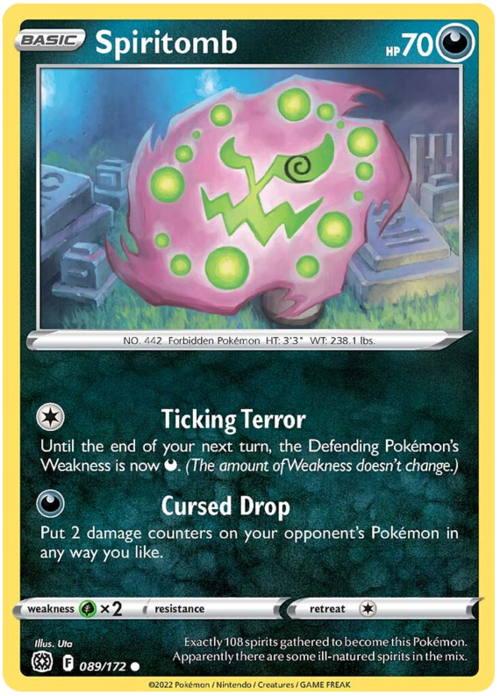 Spiritomb [Ticking Terror | Cursed Drop] Card Front