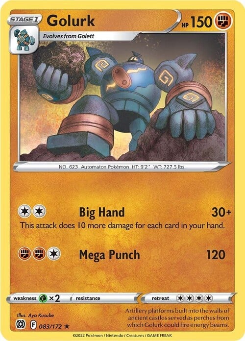 Golurk Card Front