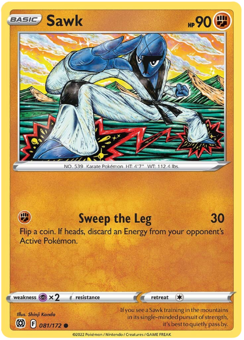 Sawk [Sweep the Leg] Card Front