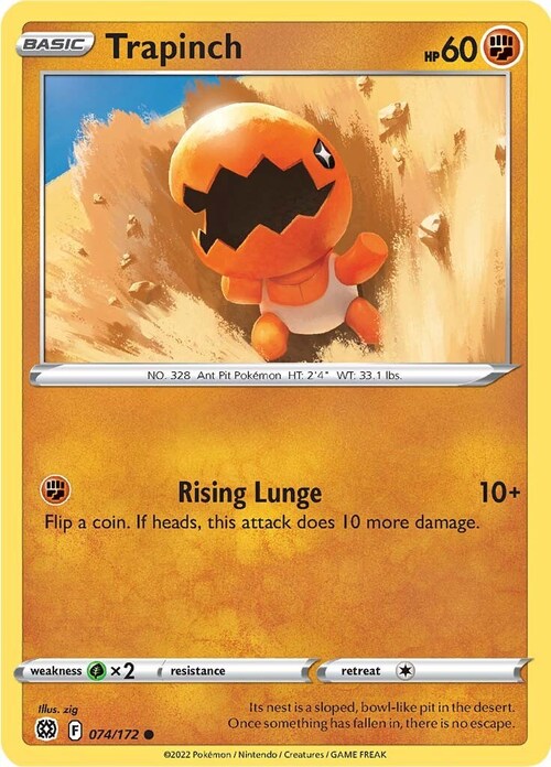 Trapinch Card Front