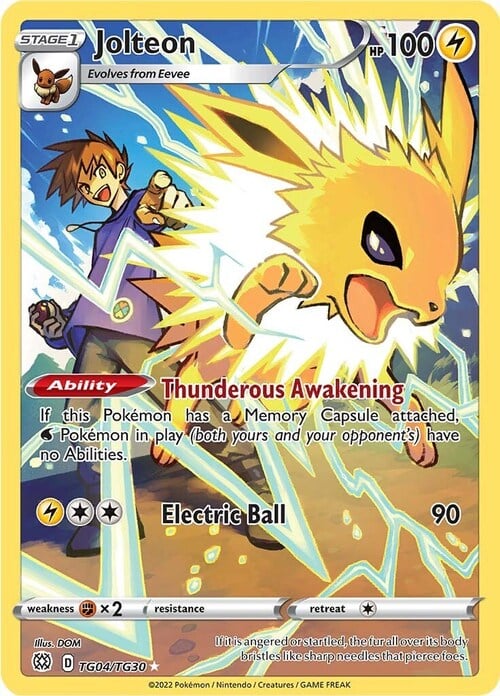 Jolteon Card Front