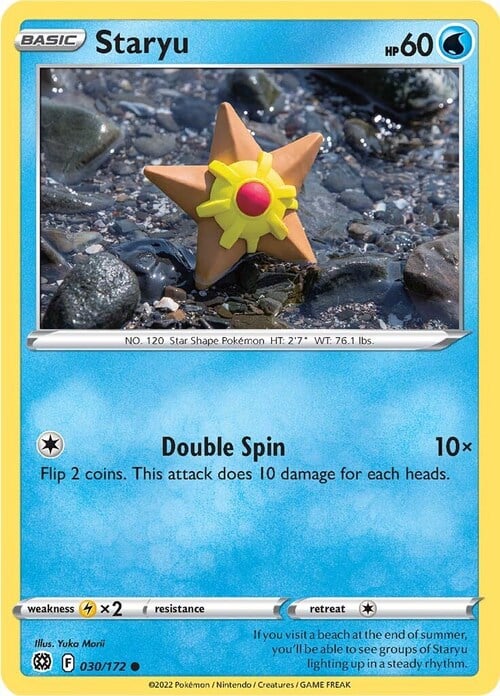 Staryu Card Front