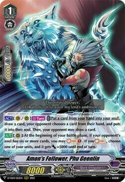 Amon's Follower, Phu Geenlin [V Format] Card Front