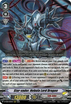 Star-vader, Nebula Lord Dragon Card Front