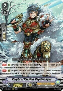 Knight of Passion, Bagdemagus [V Format] Card Front