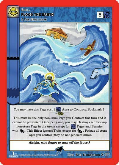 Flood The Earth Card Front