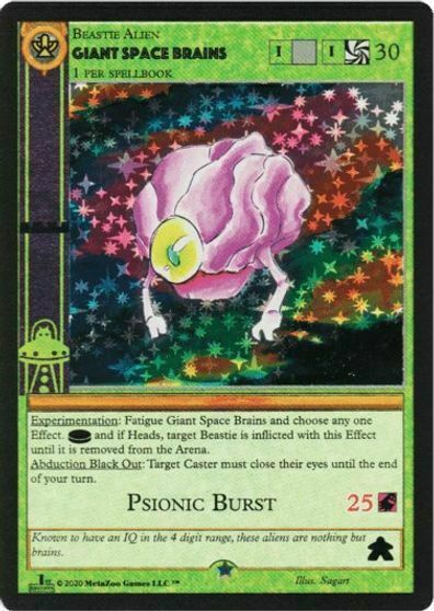 Giant Space Brains Card Front