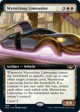 Limousine Misteriosa Card Front