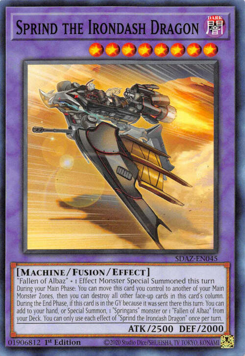 Sprind the Irondash Dragon Card Front