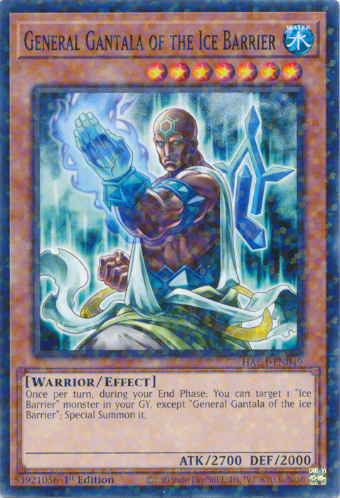 General Gantala of the Ice Barrier Card Front