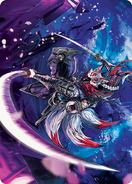 Art Series: Blade-Blizzard Kitsune Card Front