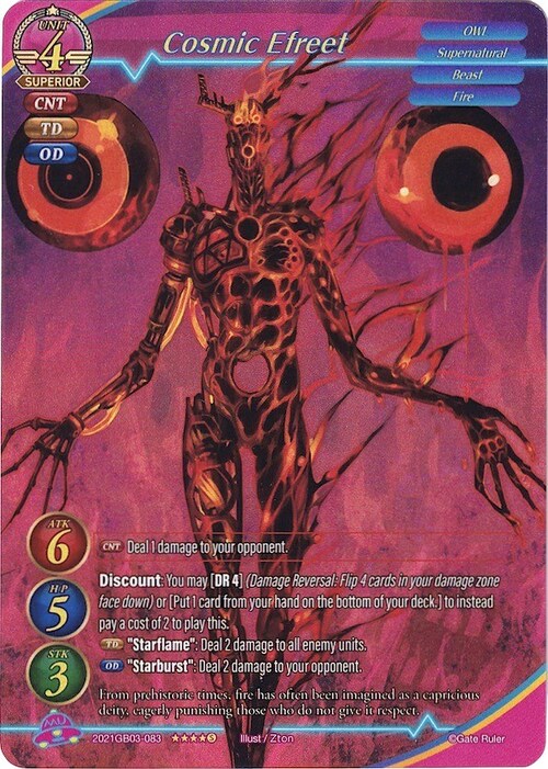 Cosmic Efreet Card Front