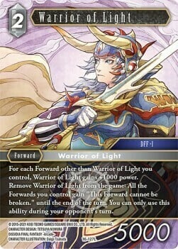 Warrior of Light Card Front