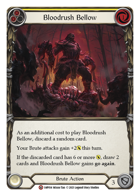 Bloodrush Bellow Card Front