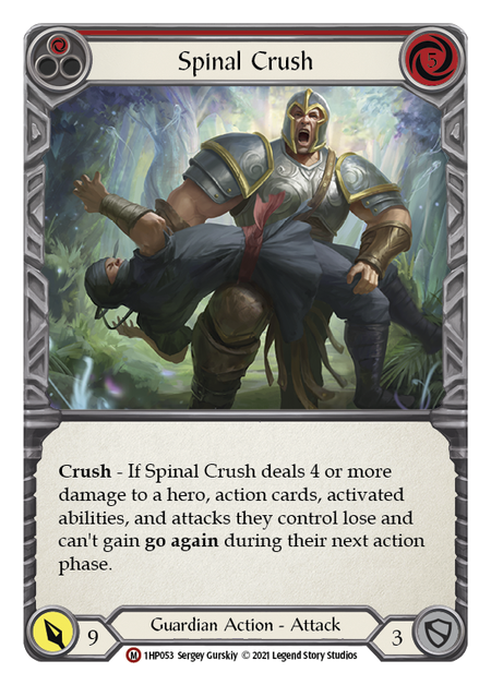 Spinal Crush Card Front