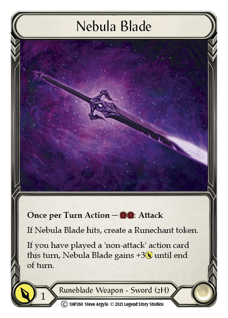 Nebula Blade Frente