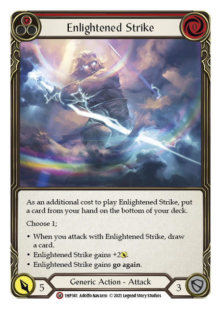 Enlightened Strike History Pack 1 | Flesh and Blood | CardTrader