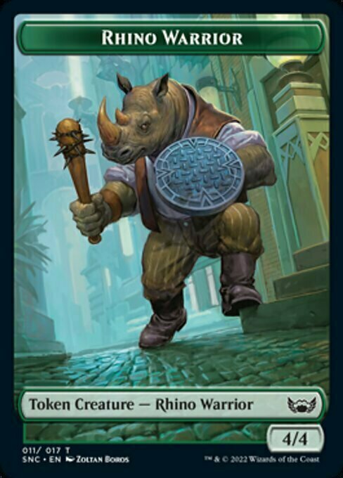 Rhino Warrior // Ogre Warrior Frente