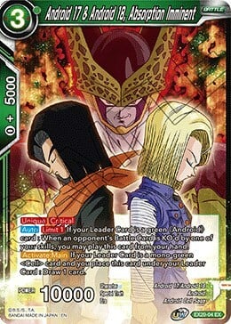 Android 17 & Android 18, Absorption Imminent Frente