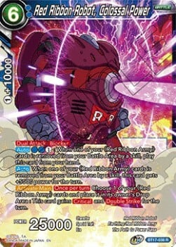 Red Ribbon Robot, Colossal Power Card Front