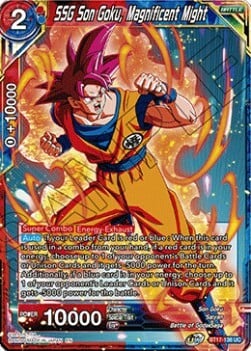 SSG Son Goku, Magnificent Might Card Front