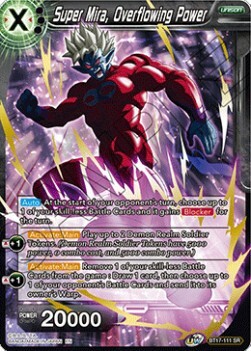 Super Mira, Overflowing Power Card Front