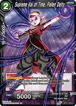 Supreme Kai of Time, Fallen Deity Card Front