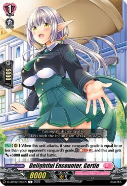 Delightful Encounter, Gertie [D Format] Card Front