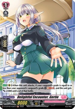 Delightful Encounter, Gertie [D Format] Card Front