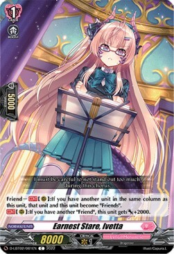 Earnest Stare, Ivetta [D Format] Card Front