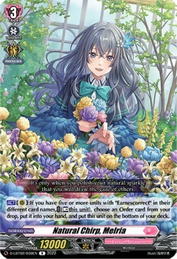 Natural Chirp, Melria [D Format] Card Front