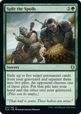 Split the Spoils Card Front