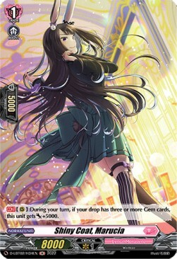 Shiny Coat, Marucia [D Format] Card Front